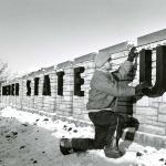 Weber State University Brick Wall