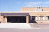 Photograph of the front entrance to Wahlquist Junior High School