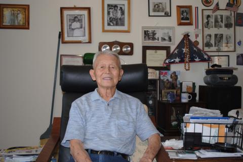 An image of Dennis Kida, in his home, on June 23, 2017