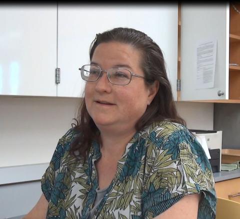 Image of Cristine Jennings on August 15, 2019 during her oral history interview.