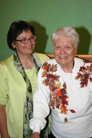 An image of Ruth Brockman (Left) and Dauna Seager (Right) Circa 2019