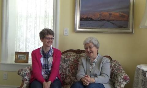 An image of Emma West (Left) and her mother, Barbara Dibble (Right) on March 3, 2017