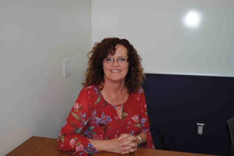 An image of Heidi Harwood during her oral history interview on June 4, 2019