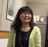 An image of Yu-Jane Yang on April 8, 2019, in her office at Weber State University